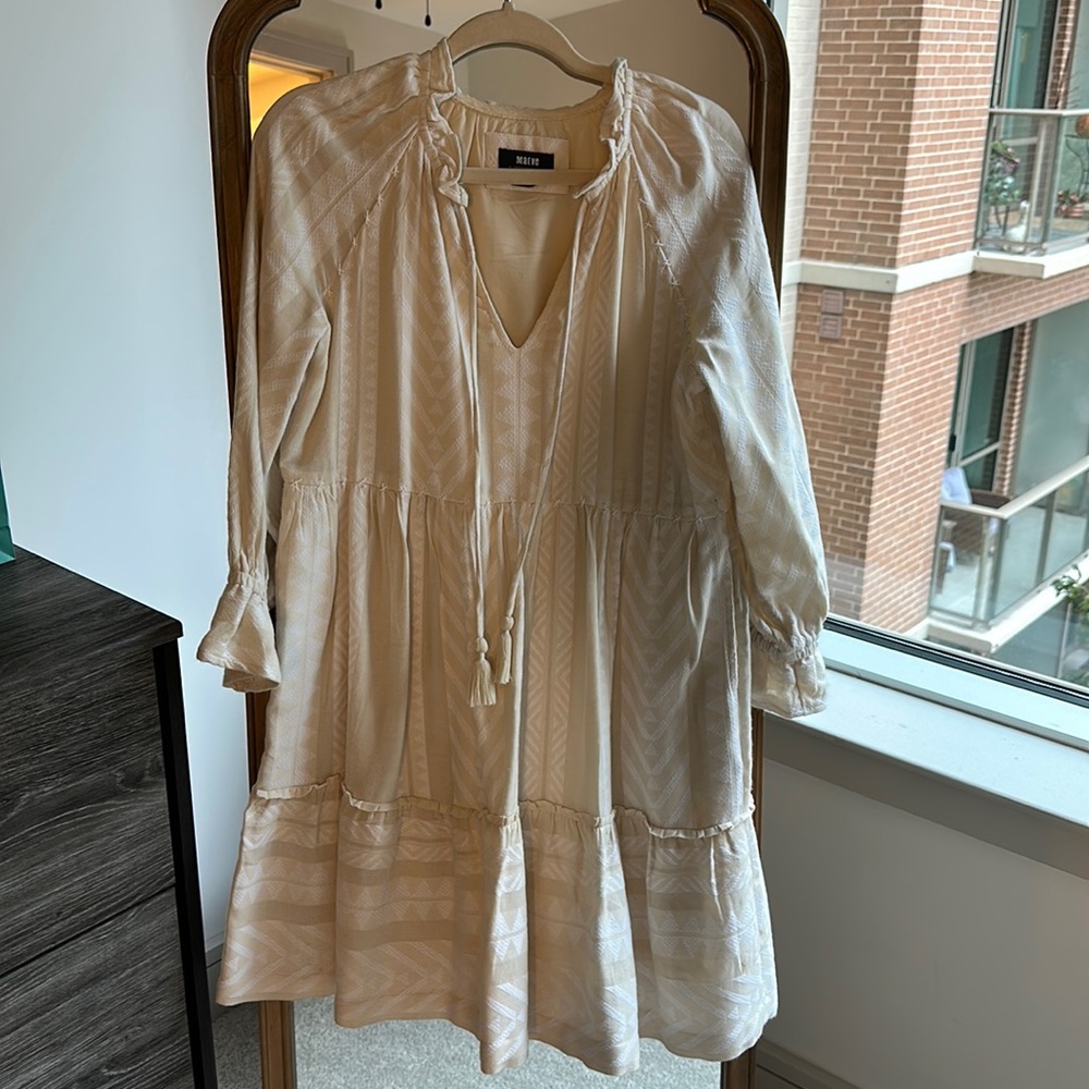 Maeve by Anthropologie Dominique Tunic Mini Pink Dress in Size XS